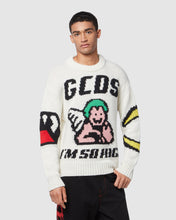 Load image into Gallery viewer, Plush sweater: Men Knitwear Off White | GCDS
