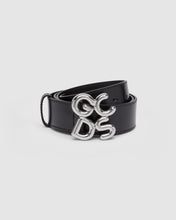 Load image into Gallery viewer, Andy logo belt: Men Belts Black | GCDS
