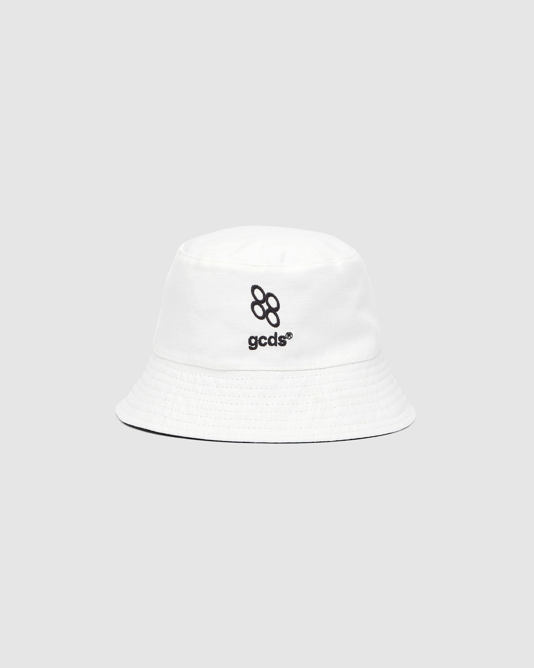 Bliss logo bucket hat: Men Hats White | GCDS