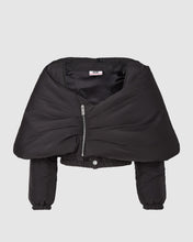 Load image into Gallery viewer, Gcds nylon over padded shawl: Women Outerwear Black | GCDS
