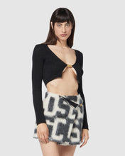 Load image into Gallery viewer, Lurex mini cardigan: Women Knitwear Black | GCDS
