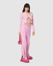 Load image into Gallery viewer, Gcds monogram jacquard mini cardigan: Women Knitwear Pink | GCDS
