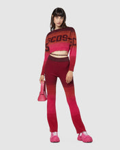 Load image into Gallery viewer, Lurex degradé cropped sweater: Women Knitwear Multicolor | GCDS
