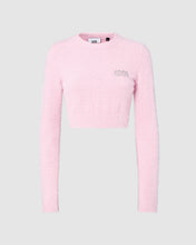 Load image into Gallery viewer, Gcds hairy cropped sweater: Women Knitwear Pink | GCDS
