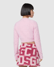 Load image into Gallery viewer, Gcds hairy cropped sweater: Women Knitwear Pink | GCDS
