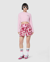 Load image into Gallery viewer, Gcds hairy cropped sweater: Women Knitwear Pink | GCDS
