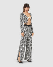 Load image into Gallery viewer, Gcds monogram jacquard trousers: Women Trousers Black | GCDS
