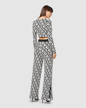 Load image into Gallery viewer, Gcds monogram jacquard trousers: Women Trousers Black | GCDS
