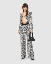 Load image into Gallery viewer, Gcds monogram jacquard trousers: Women Trousers Black | GCDS
