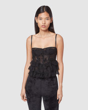Load image into Gallery viewer, Lace corset: Women Tops Black | GCDS
