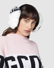 Load image into Gallery viewer, Gcds faux fur earflap: Unisex General Accessories White | GCDS
