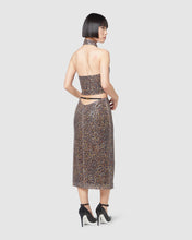 Load image into Gallery viewer, Leopard sequin pencil skirt: Women Skirt Multicolor | GCDS

