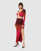 Load image into Gallery viewer, Lurex degradé long skirt: Women Skirt Multicolor | GCDS
