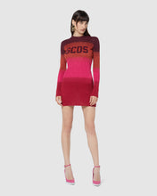 Carica l&#39;immagine nel visualizzatore di Gallery, Lurex degradé logo mini dress: Women Dresses Multicolor | GCDS
