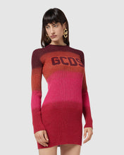Carica l&#39;immagine nel visualizzatore di Gallery, Lurex degradé logo mini dress: Women Dresses Multicolor | GCDS
