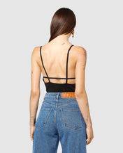 Load image into Gallery viewer, Lurex bodysuit: Women Bodysuits Black | GCDS
