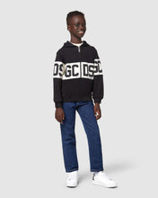 Load image into Gallery viewer, Gcds Logo band zip-up hoodie: Unisex     Hoodie and tracksuits Black | GCDS

