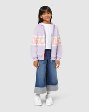 Load image into Gallery viewer, Gcds Logo band zip-up hoodie: Unisex     Hoodie and tracksuits Lilac | GCDS

