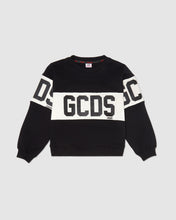Load image into Gallery viewer, Gcds Logo band crewneck: Unisex      Hoodie and tracksuits Black | GCDS
