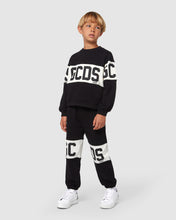 Load image into Gallery viewer, Gcds Logo band crewneck: Unisex      Hoodie and tracksuits Black | GCDS
