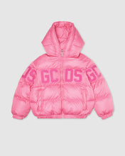 Load image into Gallery viewer, Gcds logo band padded jacket: Unisex     Outerwear Cradle Pink | GCDS
