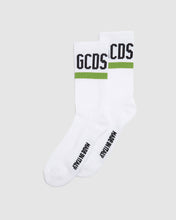 Carica l&#39;immagine nel visualizzatore di Gallery, Gcds logo socks: Unisex Socks Green | GCDS
