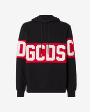 Load image into Gallery viewer, Gcds logo Band Regular Hoodie : Men Hoodie Black | GCDS
