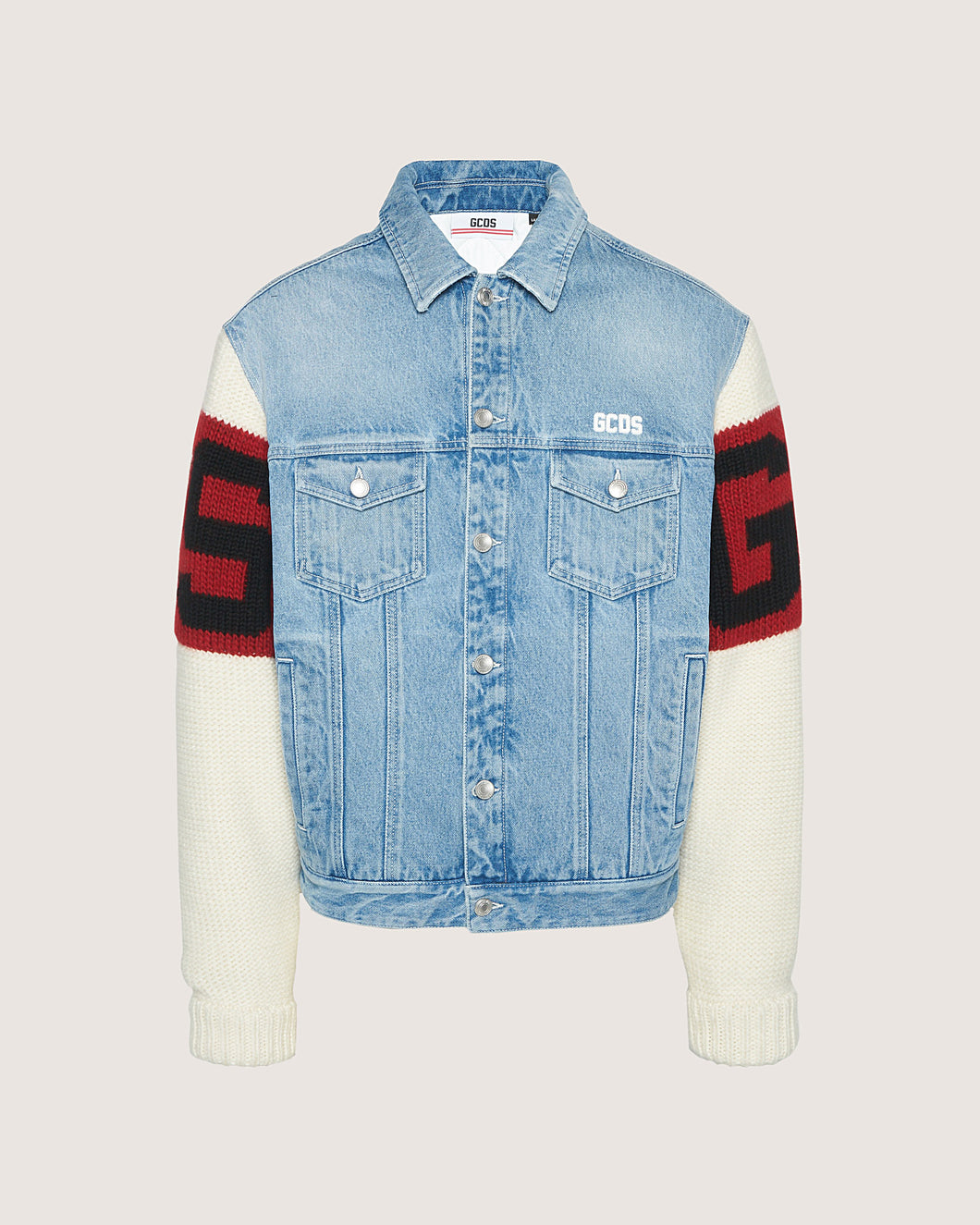 Mix denim jacket: Unisex Outerwear Multicolor | GCDS
