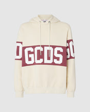 Load image into Gallery viewer, Gcds logo band regular hoodie: Men Hoodies Bordeaux | GCDS
