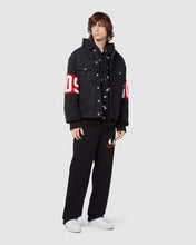 Load image into Gallery viewer, All-over logo regular hoodie: Men Hoodies Black | GCDS
