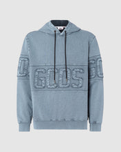 Load image into Gallery viewer, Overdyed Gcds logo band hoodie: Men Hoodies Black | GCDS
