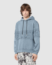 Load image into Gallery viewer, Overdyed Gcds logo band hoodie: Men Hoodies Black | GCDS
