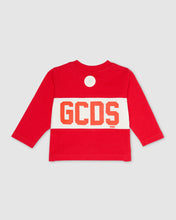 Load image into Gallery viewer, Baby Gcds logo band t-shirt: Unisex T-shirts Red | GCDS
