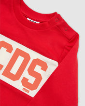 Load image into Gallery viewer, Baby Gcds logo band t-shirt: Unisex T-shirts Red | GCDS

