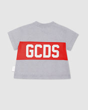Load image into Gallery viewer, Baby GCDS logo motif t-shirt: Unisex  T-Shirts  Grey | GCDS
