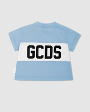 Load image into Gallery viewer, Baby GCDS logo motif t-shirt: Unisex  T-Shirts  Light blue | GCDS
