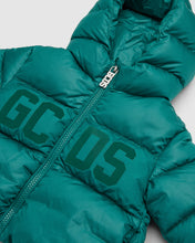 Load image into Gallery viewer, Baby Gcds logo band padded jacket: Unisex Outerwear Green | GCDS
