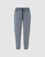Load image into Gallery viewer, Overdyed Gcds logo band sweatbottoms: Men Trousers Black | GCDS

