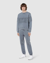 Load image into Gallery viewer, Overdyed Gcds logo band sweatbottoms: Men Trousers Black | GCDS
