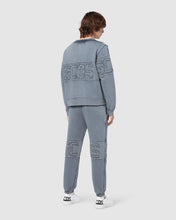 Load image into Gallery viewer, Overdyed Gcds logo band sweatbottoms: Men Trousers Black | GCDS
