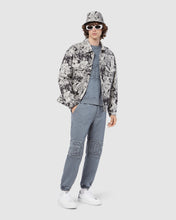 Load image into Gallery viewer, Overdyed Gcds logo band sweatbottoms: Men Trousers Black | GCDS
