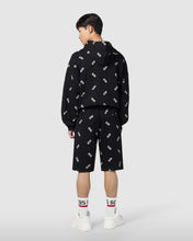 Load image into Gallery viewer, Allover logo shorts: Men Trousers Black | GCDS
