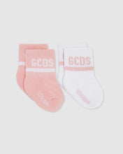 Carica l&#39;immagine nel visualizzatore di Gallery, Gcds Logo band Two-Piece Socks Set: Unisex Accessories Pink | GCDS
