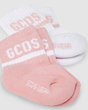 Carica l&#39;immagine nel visualizzatore di Gallery, Gcds Logo band Two-Piece Socks Set: Unisex Accessories Pink | GCDS
