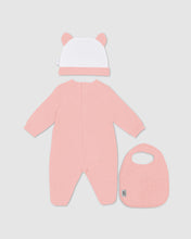 Load image into Gallery viewer, GCDS logo motif Three-piece Baby Gift Set: Unisex  Playsuits and Gift Set Pink | GCDS
