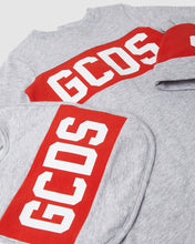Load image into Gallery viewer, GCDS logo motif Three-piece Baby Gift Set: Unisex  Playsuits and Gift Set Grey | GCDS
