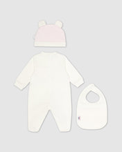 Load image into Gallery viewer, Gcds Logo band Three-Piece Baby Set: Unisex Playsuits and Gift Set Pink | GCDS
