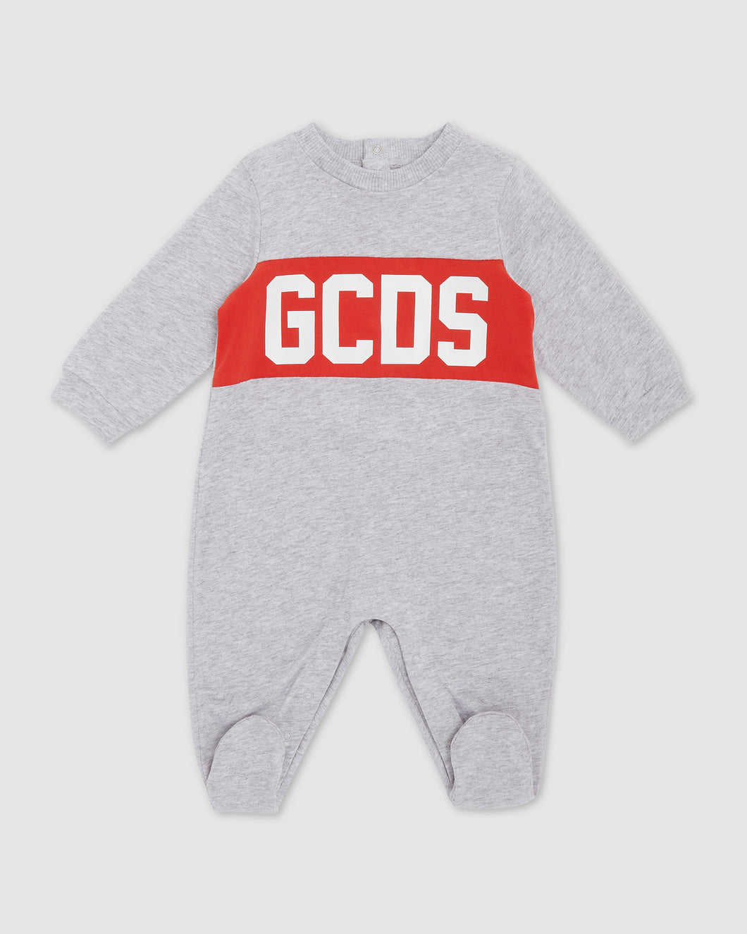 GCDS logo motif Playsuit: Unisex  Playsuits and Gift Set Grey | GCDS
