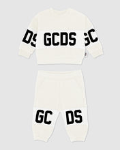 Load image into Gallery viewer, Baby GCDS logo motif tracksuit: Unisex  Hoodie and tracksuits  Off white | GCDS

