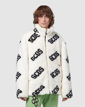 Load image into Gallery viewer, Gcds faux fur jacket: Unisex Outerwear White | GCDS
